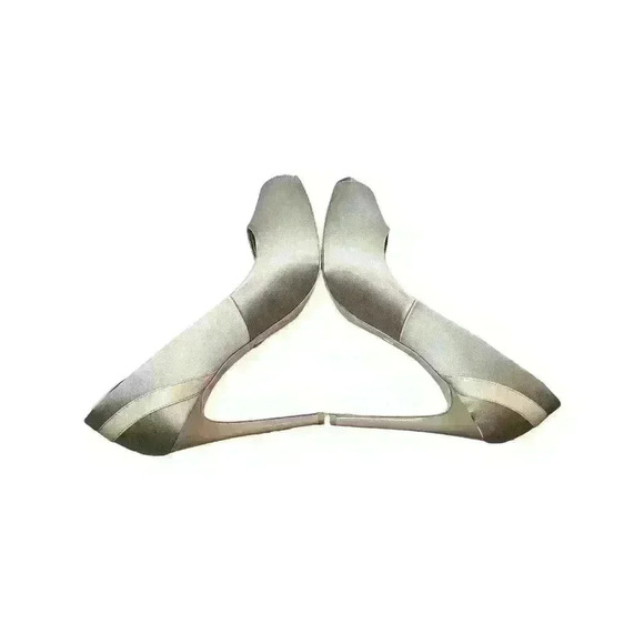 Badgley Mischka Satin Pumps Size 7M - Picture 6 of 8